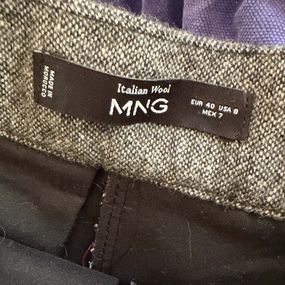 Mango Marbled Wool Pleated Skirt - Picture 6 of 6